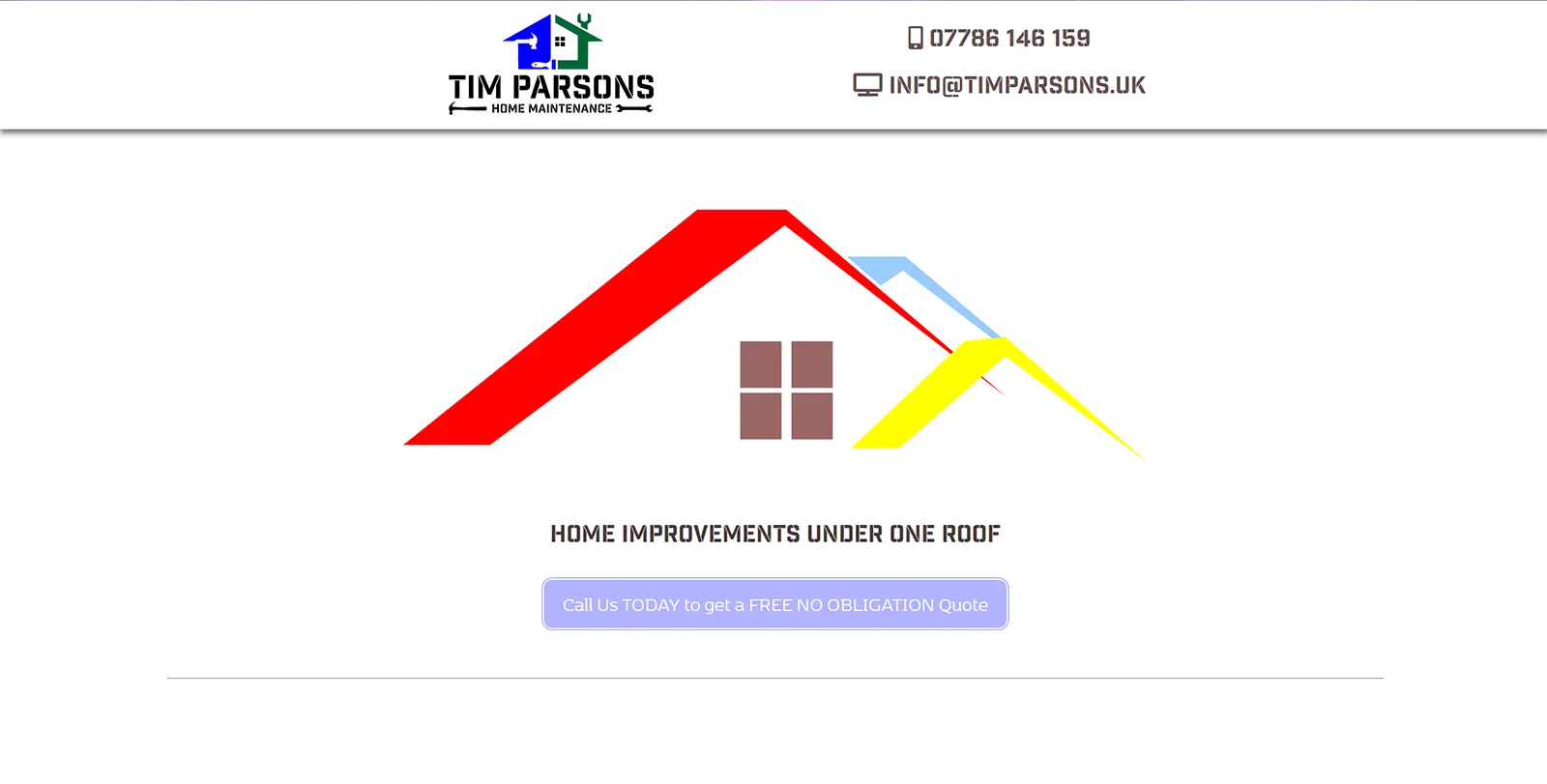 Tim Parsons Website designed and hosted by Harry's Signs and Websites